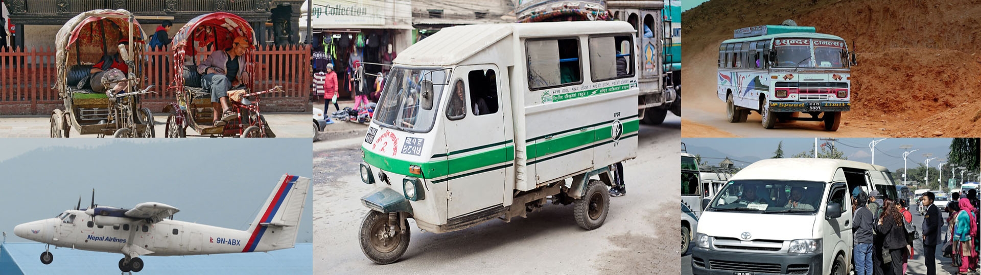 Different Means of Transportations in Nepal