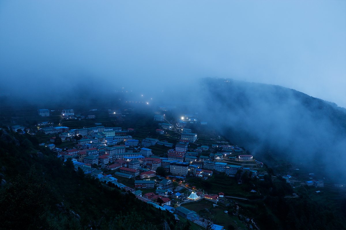 Namche Village in Everest