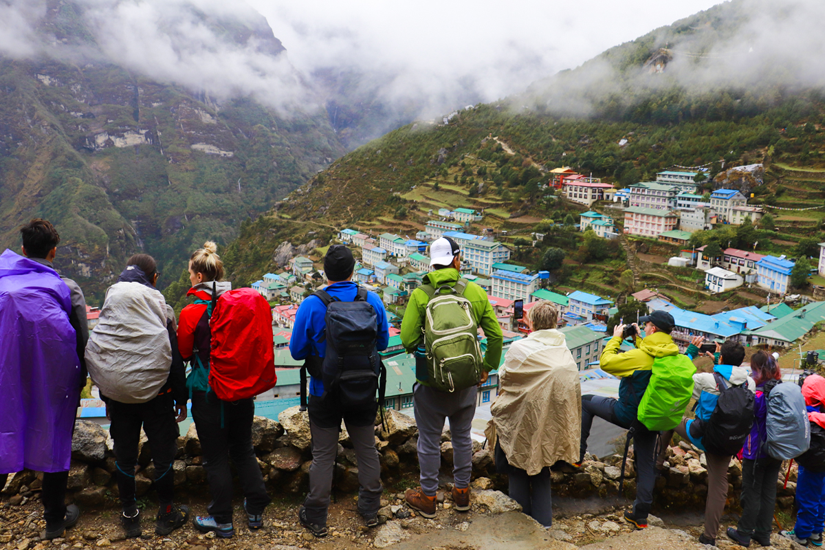 Namche Bazaar During Monsoon