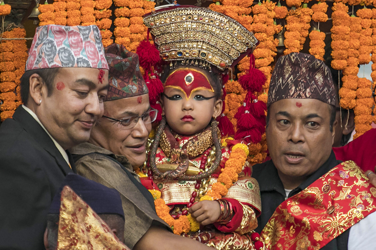 recent kumari of Nepal