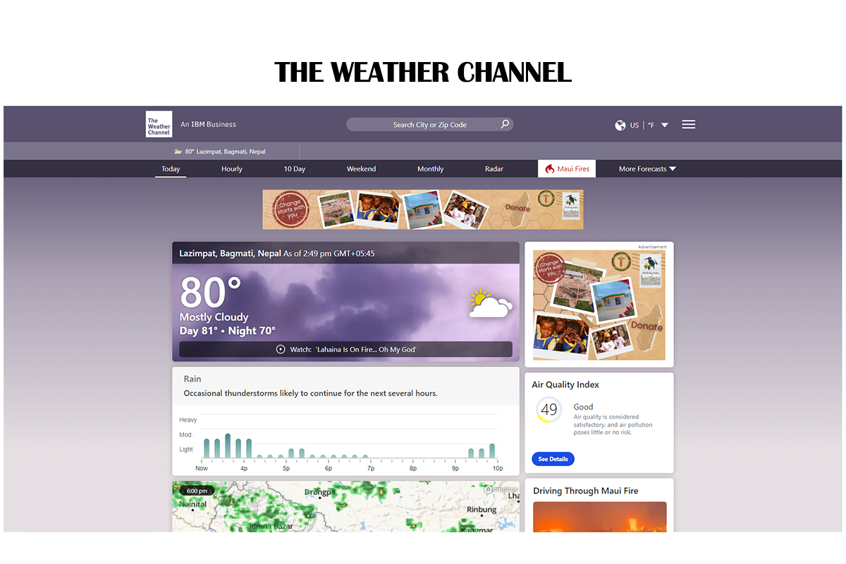 the weather channel site 