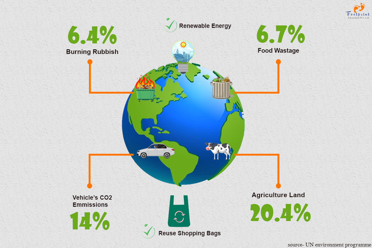 CO2 neutral infograph