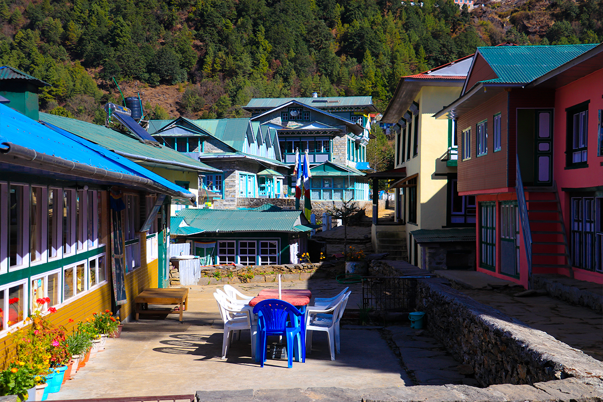 Teashouses in Phakding