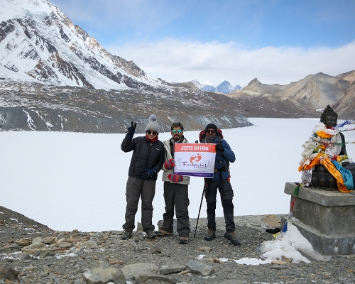  Frozen Tilicho Lake
