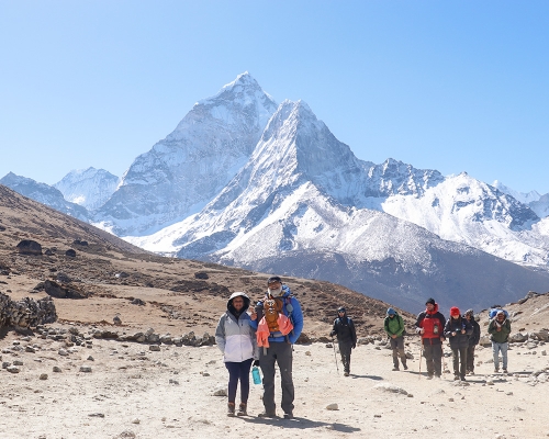 Ama Dablam From Lobuche Village