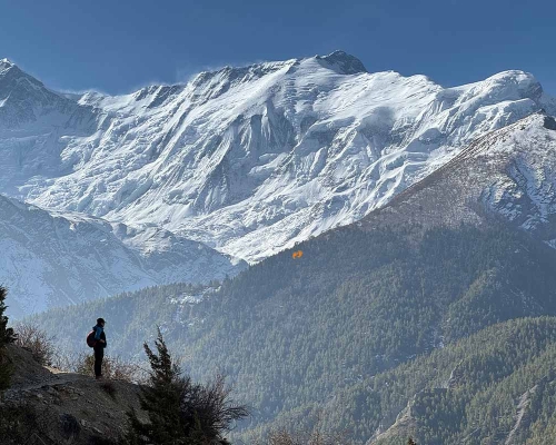 Beautiful Scenary In Between Annapurna Circuit Trek ()