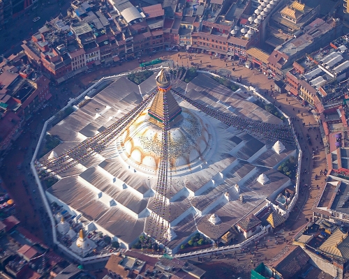 Boudhanath Aerial