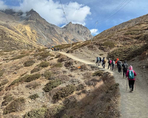 Footprints Inbetween Annapurna Circuit Trek