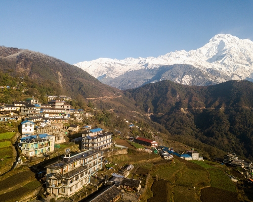Ghandruk Aerial 