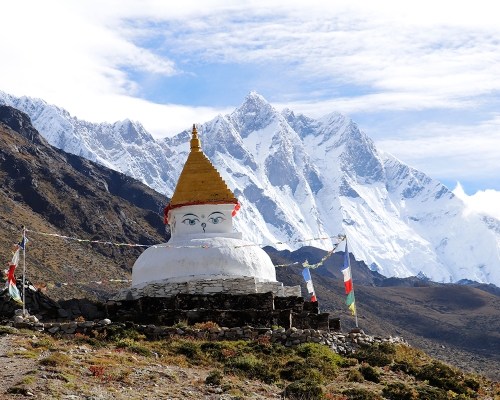 Lhotse From Dingboche