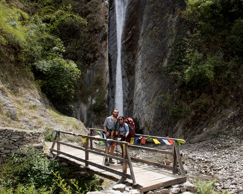 Manaslu Waterfall 
