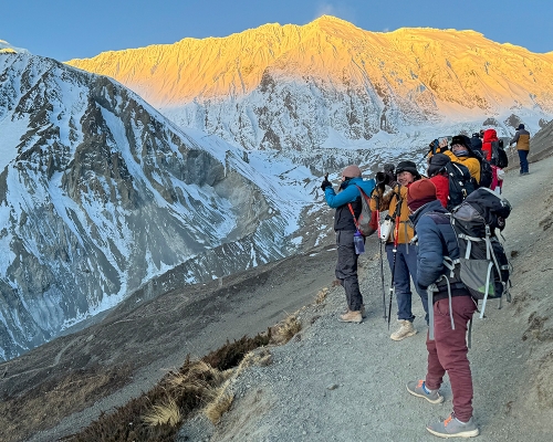 Sunrise On Tilicho Peak