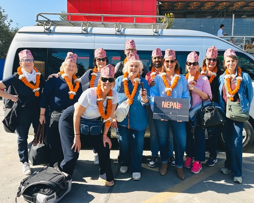 Welcome In Kathmandu Airport
